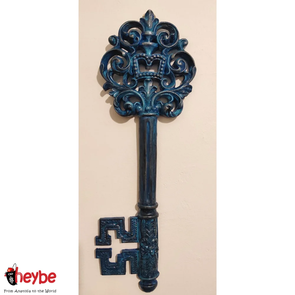 Ручная работа 3D Античная дверь Ключ Настенная статуя Аксессуары для украшения