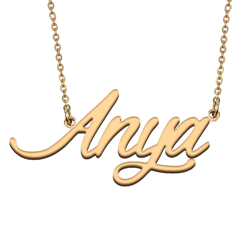 

Anya Custom Name Necklace Customized Pendant Choker Personalized Jewelry Gift for Women Girls Friend Christmas Present