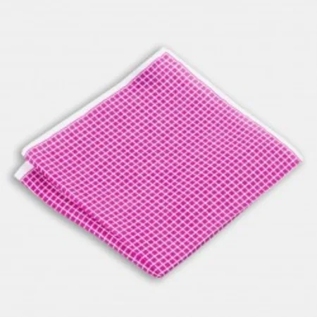 

Fuchsia and white patterned linen handkerchief 67827868