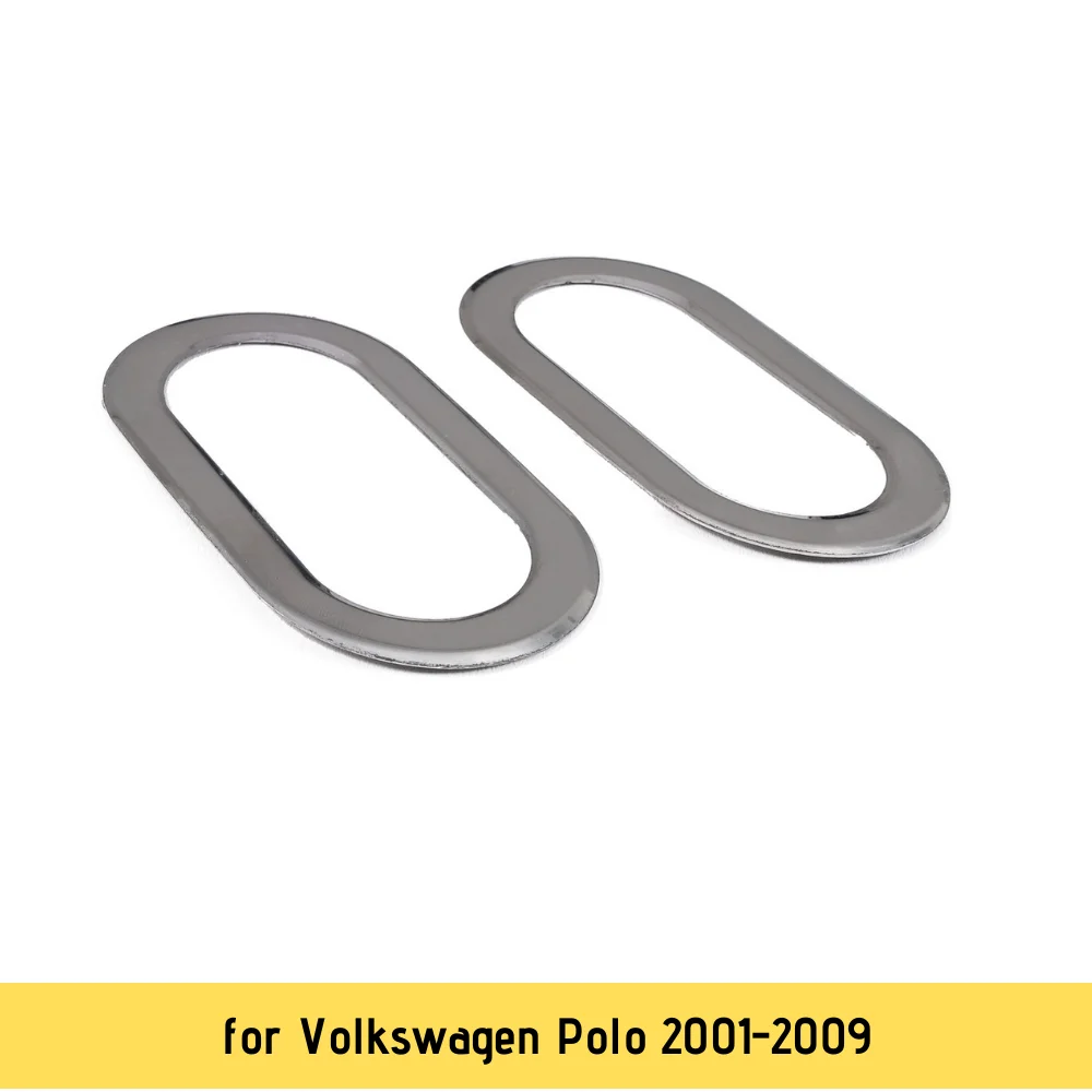 

2 Pcs Chrome Turn Signal Light Cover Trim For VW Polo 2001-2009 Lamb Guards Frame Car Styling Auto Decoration Accessories