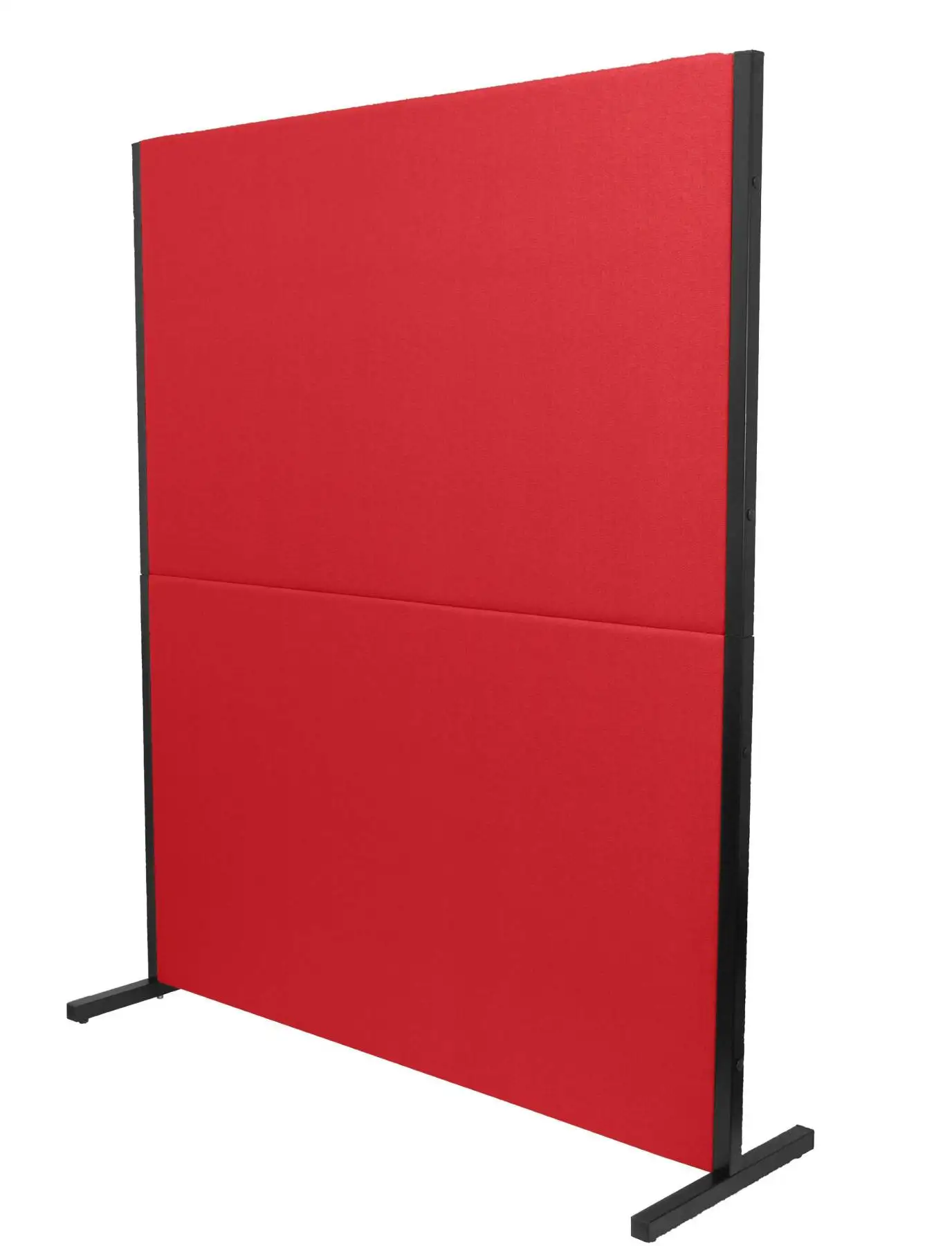 Складной экранный сепаратор для офисов и рабочих центров съемный с черной