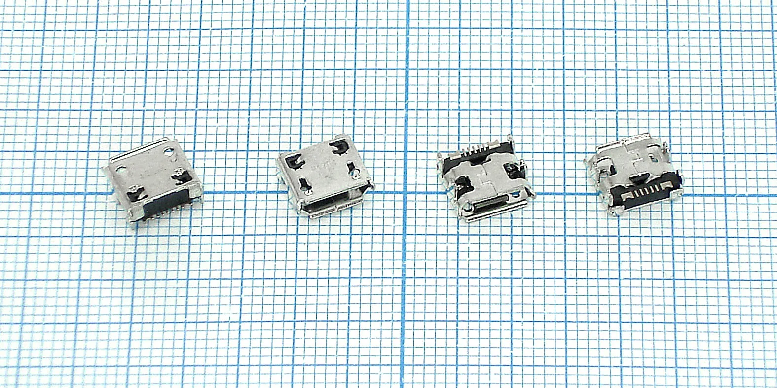 Разъем Micro USB для  Samsung C3222/B7350/S6802/C3560/C3750/C3752/E2222/E2530/E2600/i5500/i9250/S385