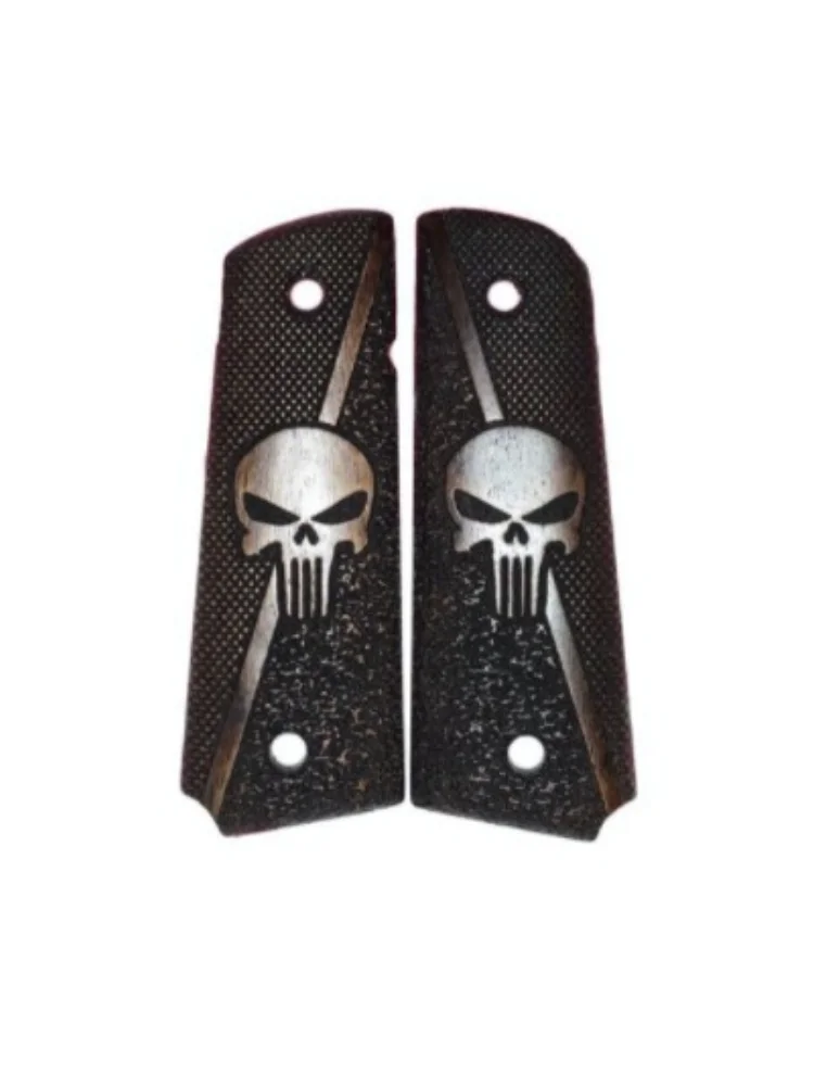 Grip And Case For Colt Edition 1911 Custom Laser Cut Wood Inlay Grips Gun Accessories Weapon Hunting Equipment Tactical Molle Pistol Brace Glock