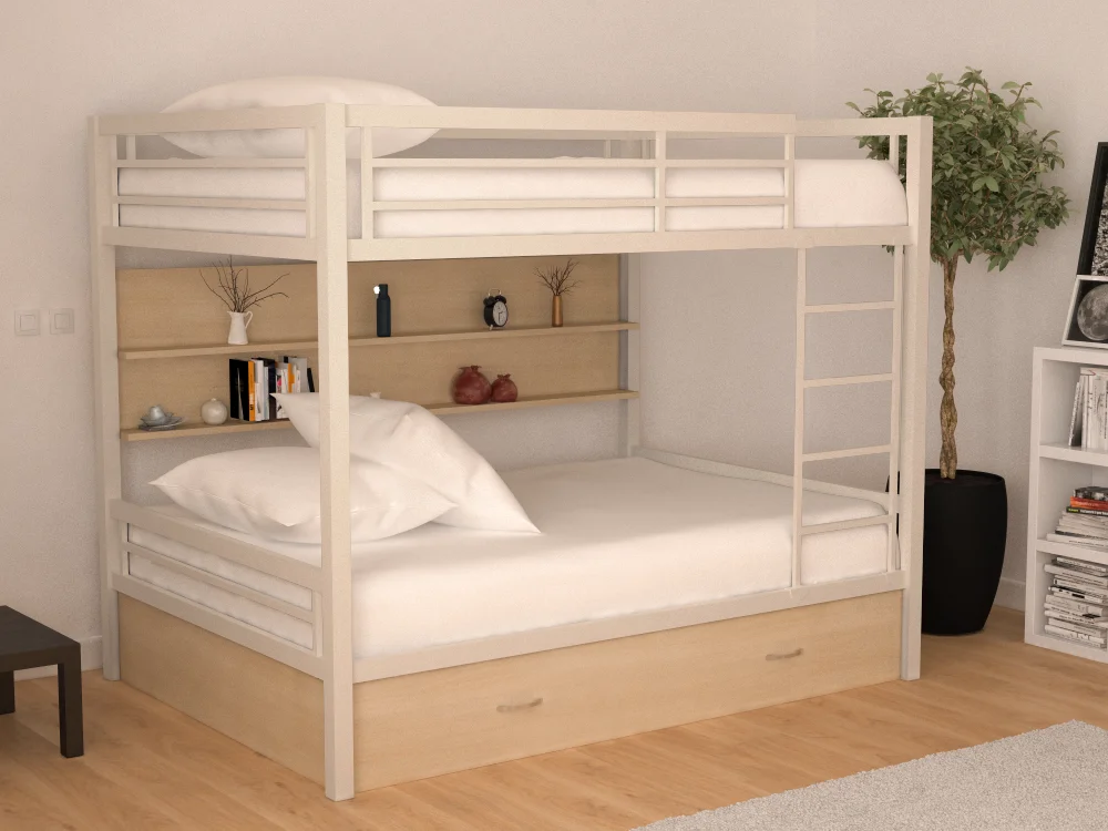Двухъярусная кровать Олимп 4 ккомплект 2|Кровати| |