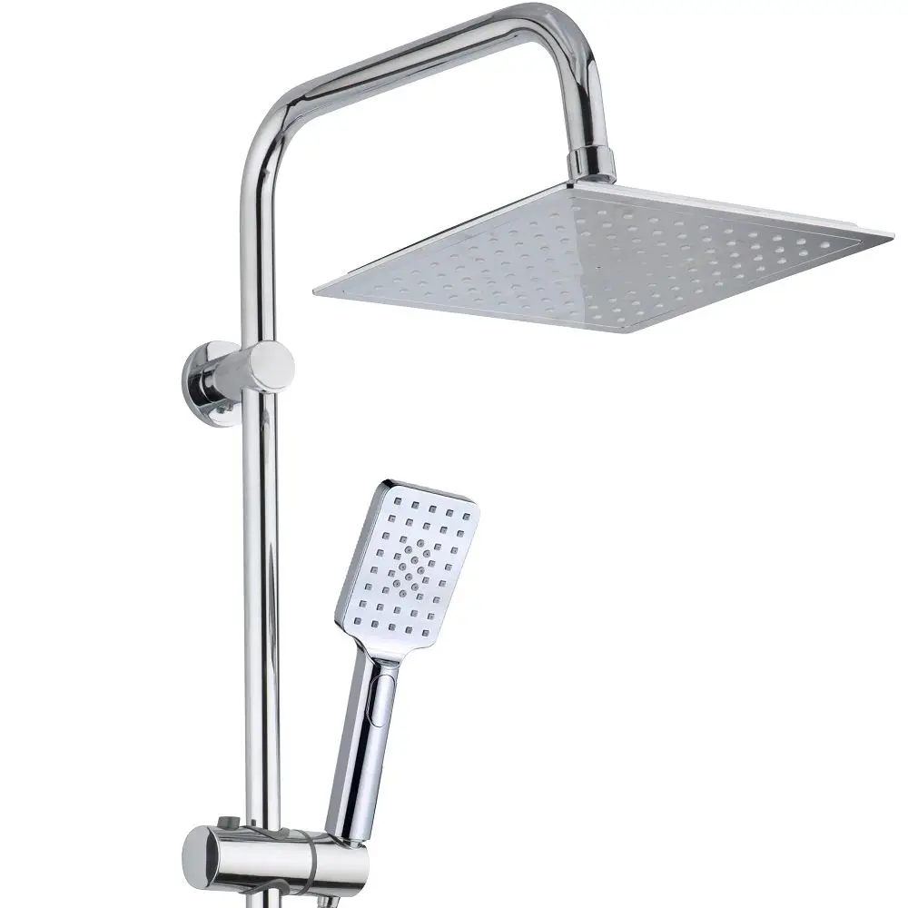 

Multifunctional Brass Body Chrome Plated Wall Mounted Handshower Rain Shower System Set Bathtub Tap Bathroom Faucet and Mixer