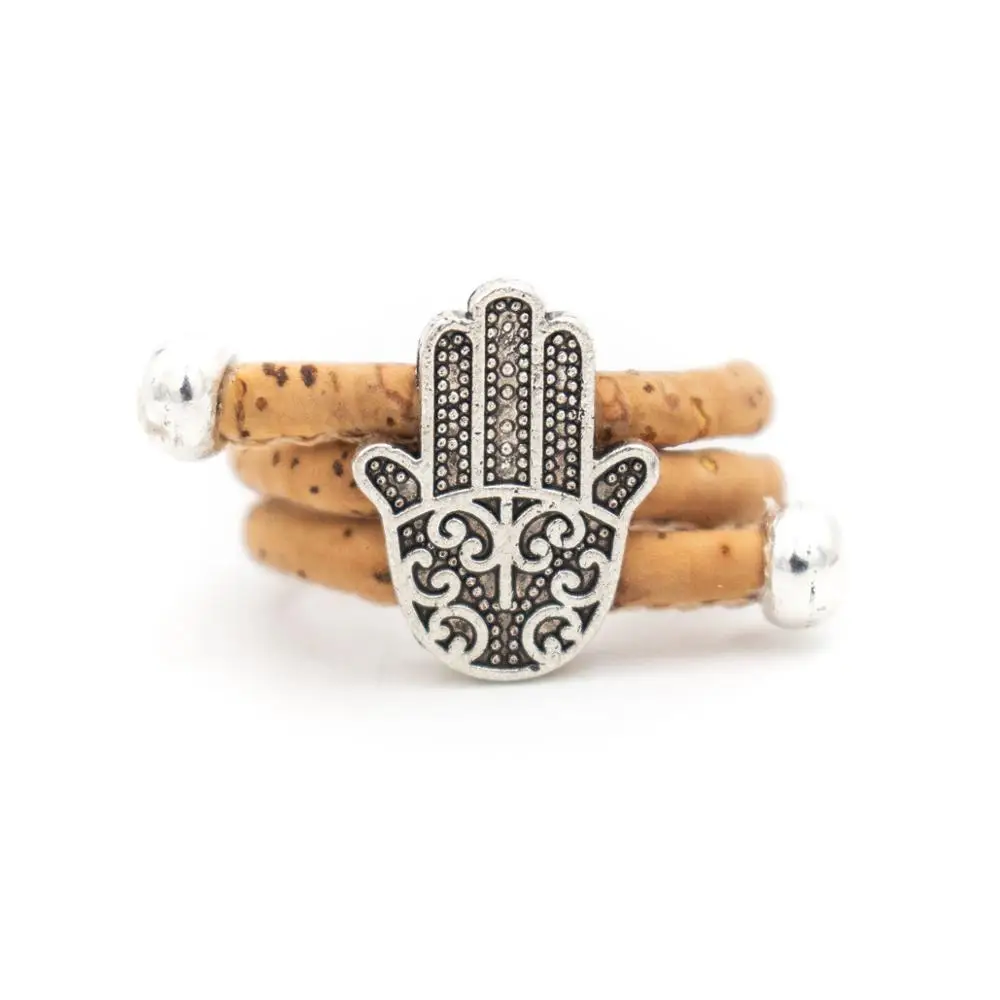 10 единиц красочные Рука Фатимы Хамса женское кольцо ручной работы оригинальные