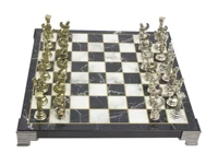 7.8 Inch Luxury Metal Chess Set Gold and Silver Chess Pieces First-Class Chrome Plated Boxed Chess Set Wooden board Game Set