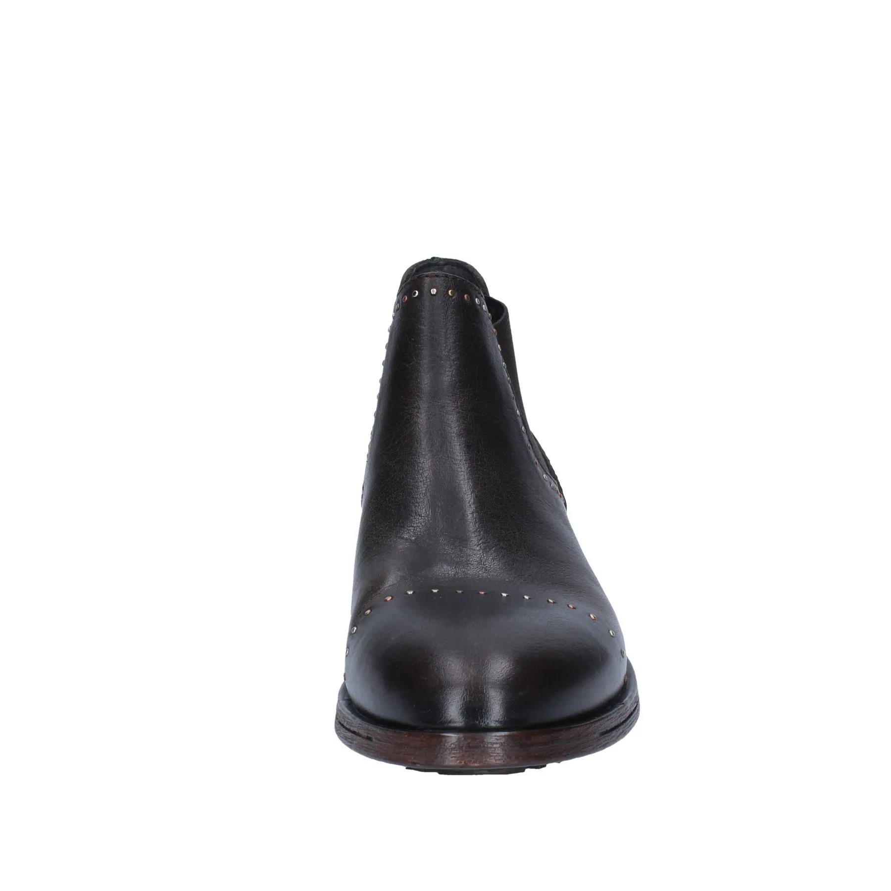 MOMA/женские ботильоны из коричневой кожи | Обувь