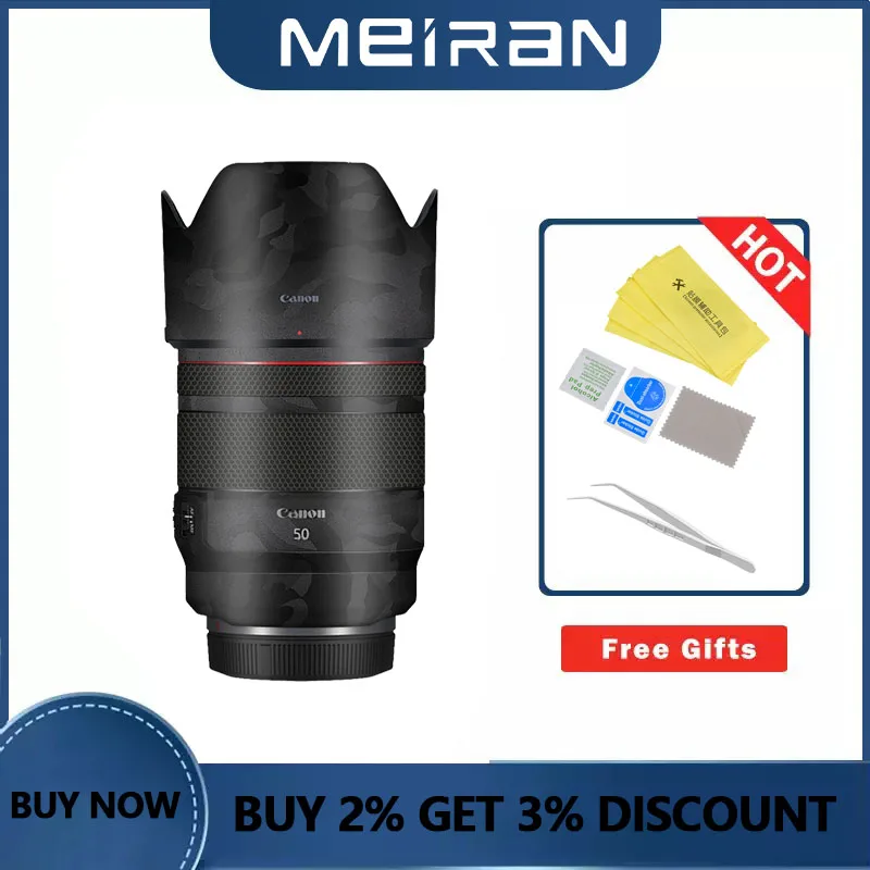 

RF50F1.2 Защитная пленка для объектива камеры Canon RF 50 мм f/1.2L USM наклейка защита от царапин 3M защитная Пленка чехол