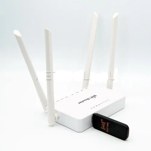 Комплект интернета с мощной 20дб MiMO Антенной WIFI Роутер ZBT Huawei E3372 модем LTE 4G 3G