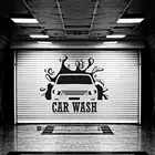 Автомобиль брызги с силуэтом воды Съемная виниловая наклейка на стену Наклейка мойка автомобилей обслуживание стены Искусство украшения A00970