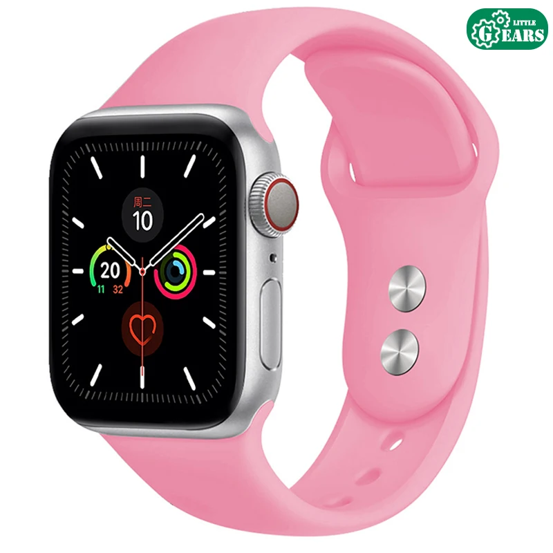 Ремешок силиконовый для Apple Watch iWatch Series 1 2 3 4 5 38 40 42 44 мм|Ремешки часов| |