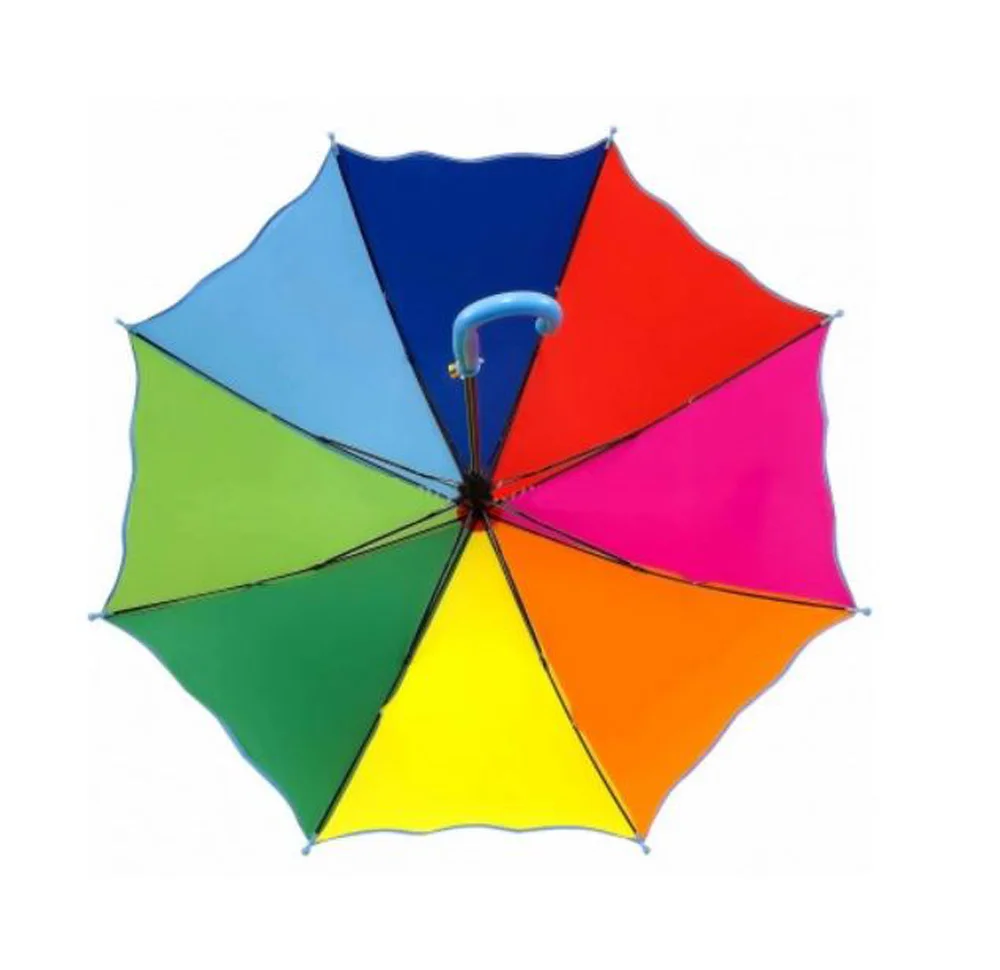Детский зонтик - трость Радуга 68 см | Дом и сад