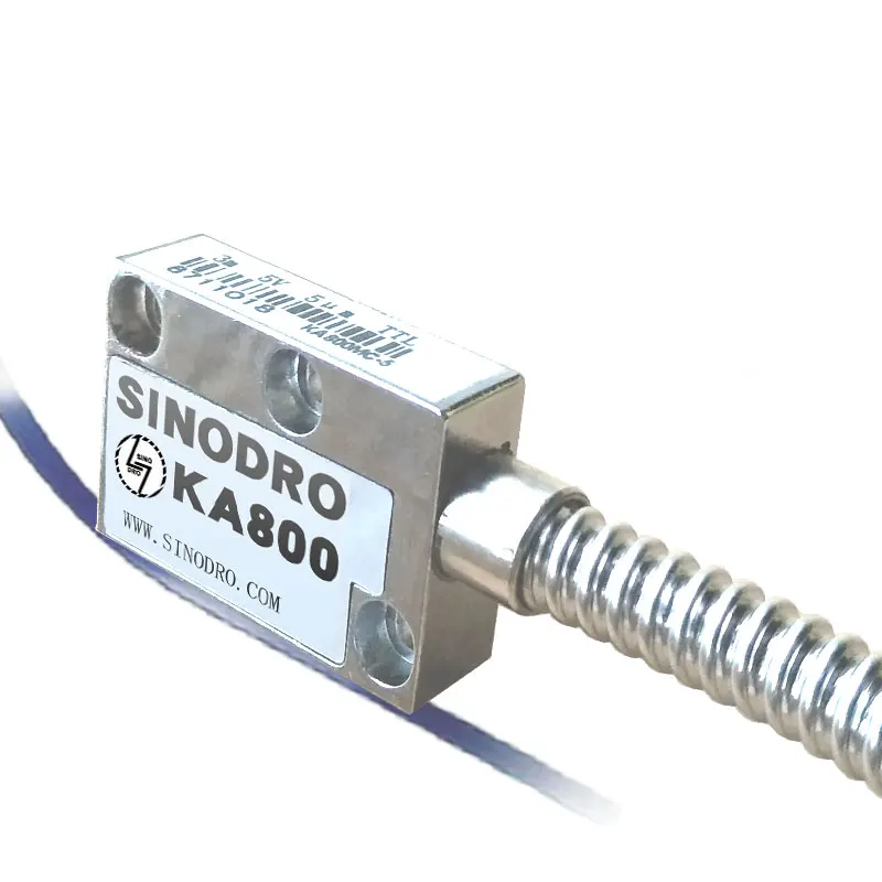 Série Grelha Magnética Escala Sensor de Deslocamento Linear Sensor Resolução 0.005 mm Precisão 0.02 mm Medidores Ka800mc Instrumentos de medição de nível