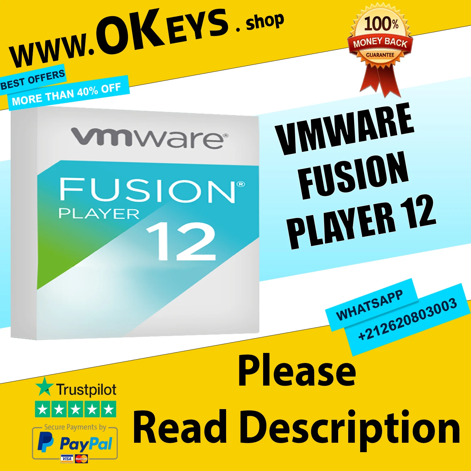 

{Fusion 12 key - MacOS - Windows-Linux}