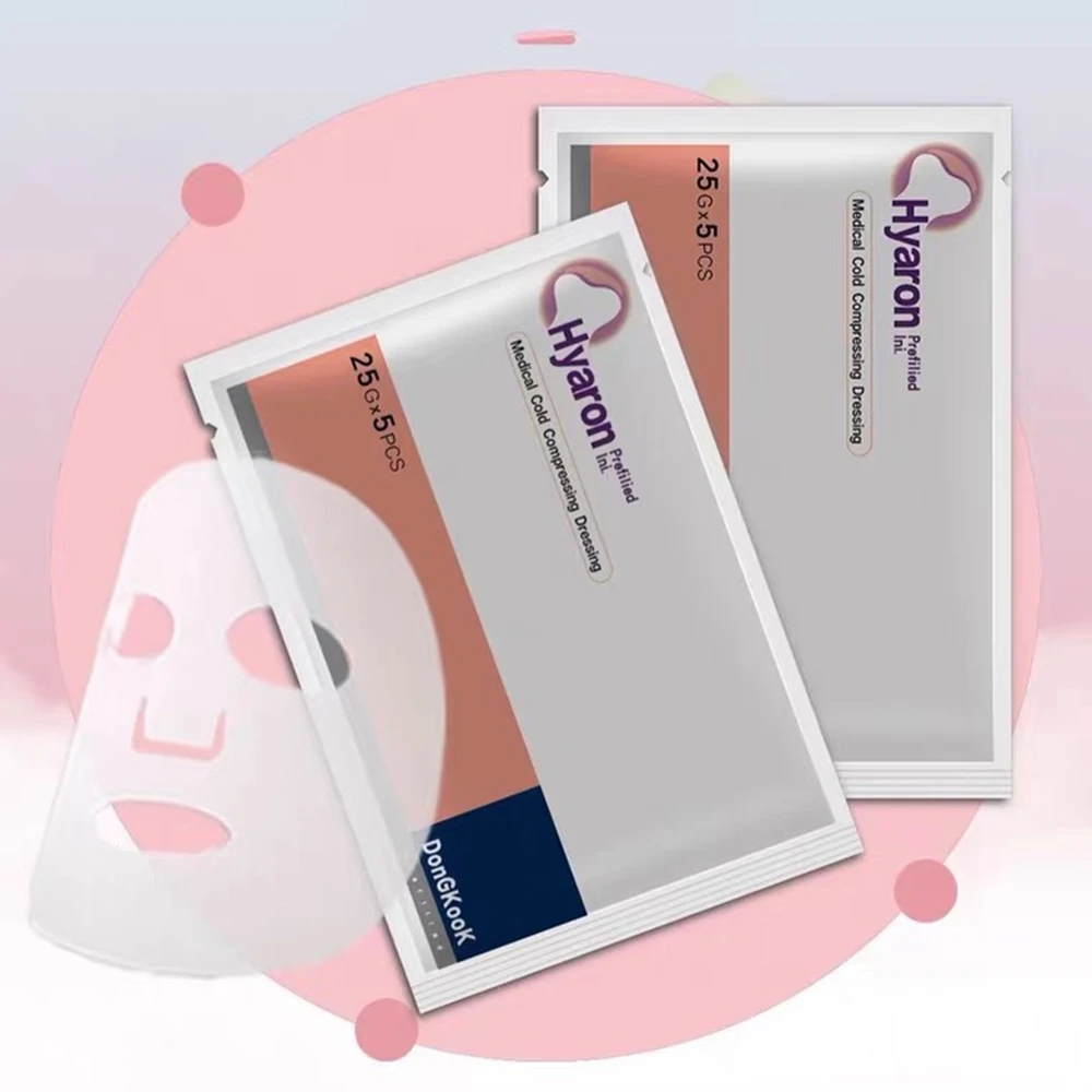 

Hyaron High quality medical beauty vitamin c gel deep moisturizing sleeping facial mask sheet bag in box