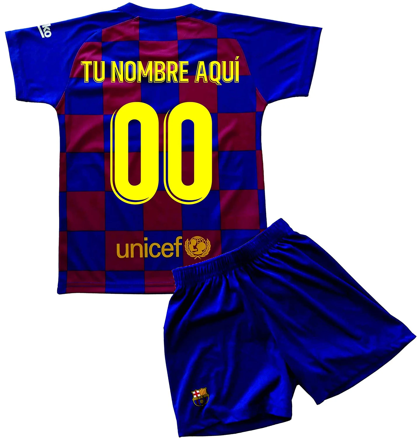 Комплект детских футболок и брюк первая Экипировка ФК Барселона Авторизованная