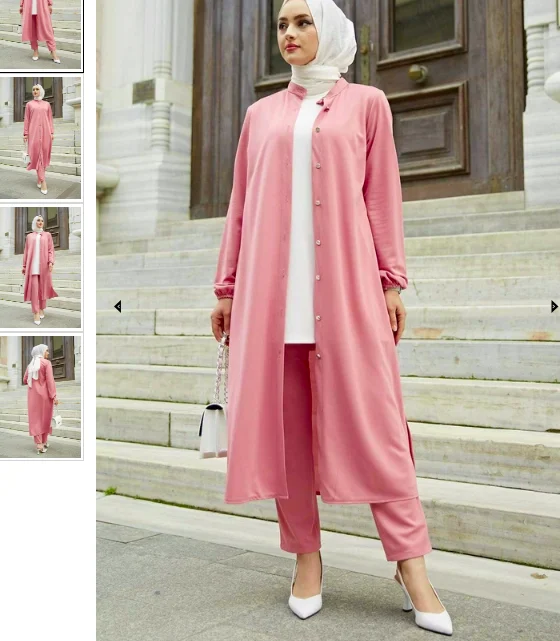 Dress abaya xxxl xxxxl big size Spring evening skirt tunik muslim modasena dubai Classic Dual Suit 100MD-1034 | Тематическая одежда