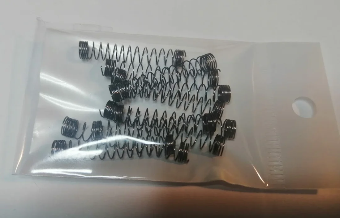 Compression spring: (GOST) 9389-75 steel wire: d=0 3-0 6 мм diameter D=3 1 4 5 7 and 9 8 mm length L=5-40 | Обустройство дома