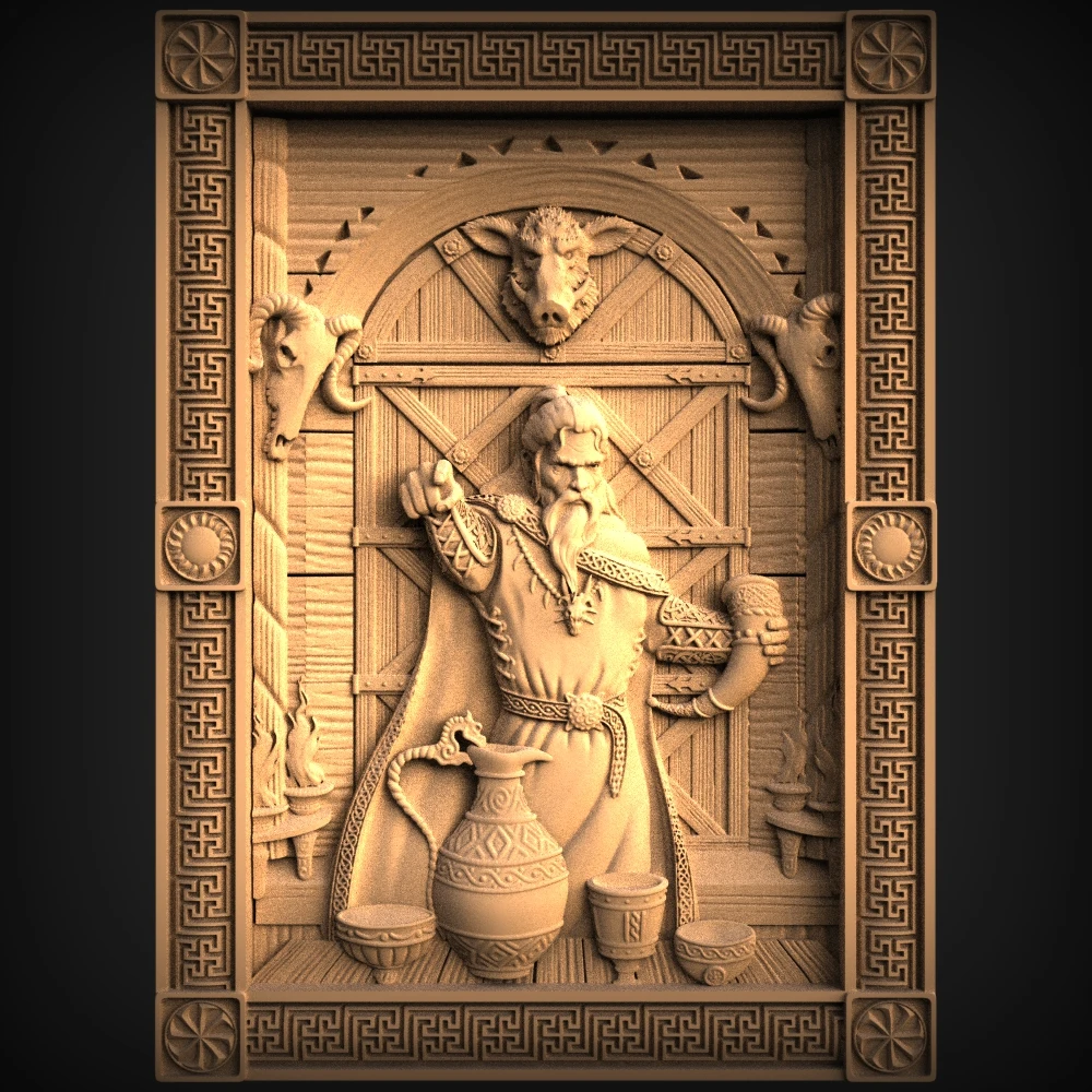 Рельефная модель STL 3D для маршрутизатора с ЧПУ принтер Artcam Aspire Bas Relief формат