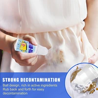 50ml portable stain remover gel multi purpose clothes cleaner roll bead design decontamination oil dust stain cleaning outdoor