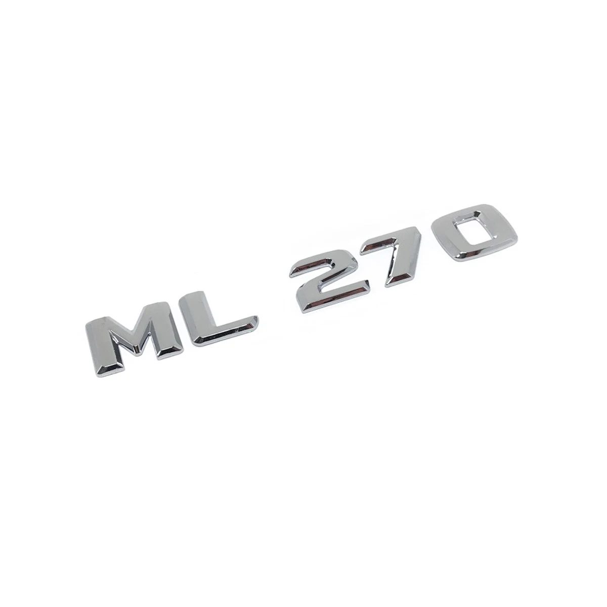 Kyburg ML270 Chrome Car Trunk Letters Badge Emblem for Mercedes w163 ML Class | Emblems