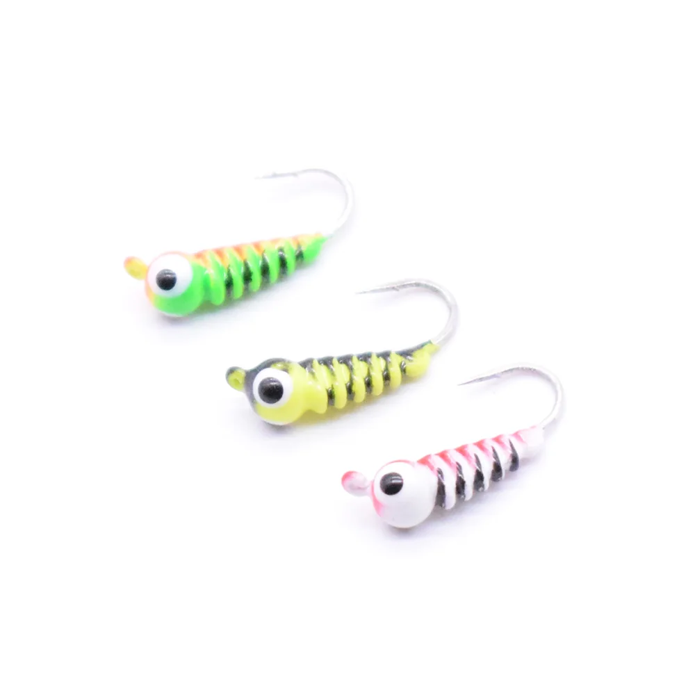 10 шт набор зимняя ледяная приманка на рыболовный крючок вольфрам для рыбы