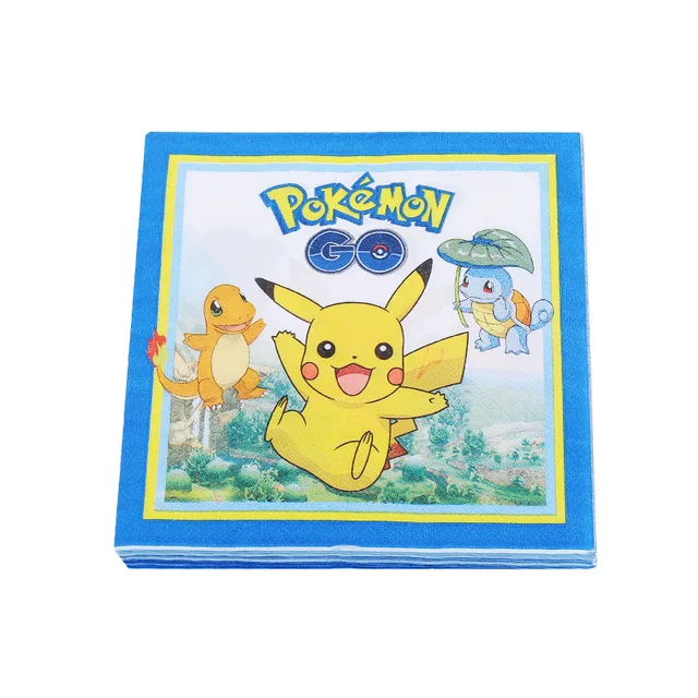 Pokemon tema Pikachu decorazione per feste forniture per feste di compleanno  decorazione piatti di carta maschera Baby Shower forniture set di stoviglie  - AliExpress