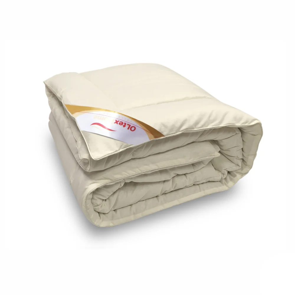 Одеяло &quotШерсть Мериноса&quot + &quotЛебяжий пух&quot. Чехол хлопок тик ультра теплое