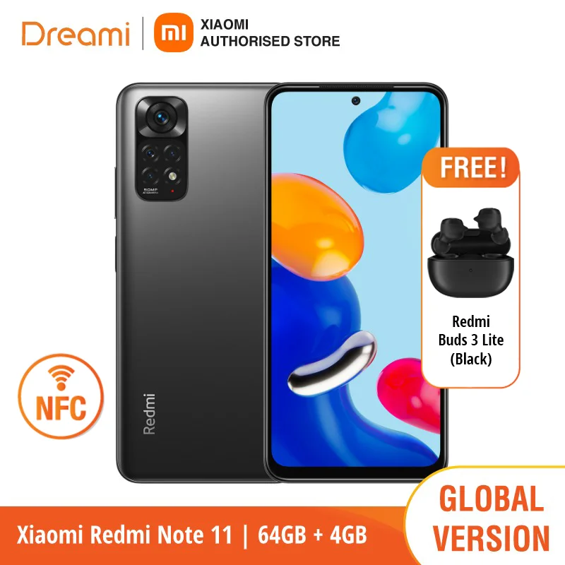 

Смартфон Xiaomi Redmi Note 11, NFC, Snapdragon 680 восемь ядер, 33 Вт, быстрая зарядка, 50 МП, четыре камеры