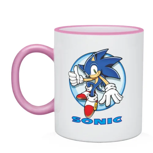 Кружка двухцветная Sonic | Дом и сад
