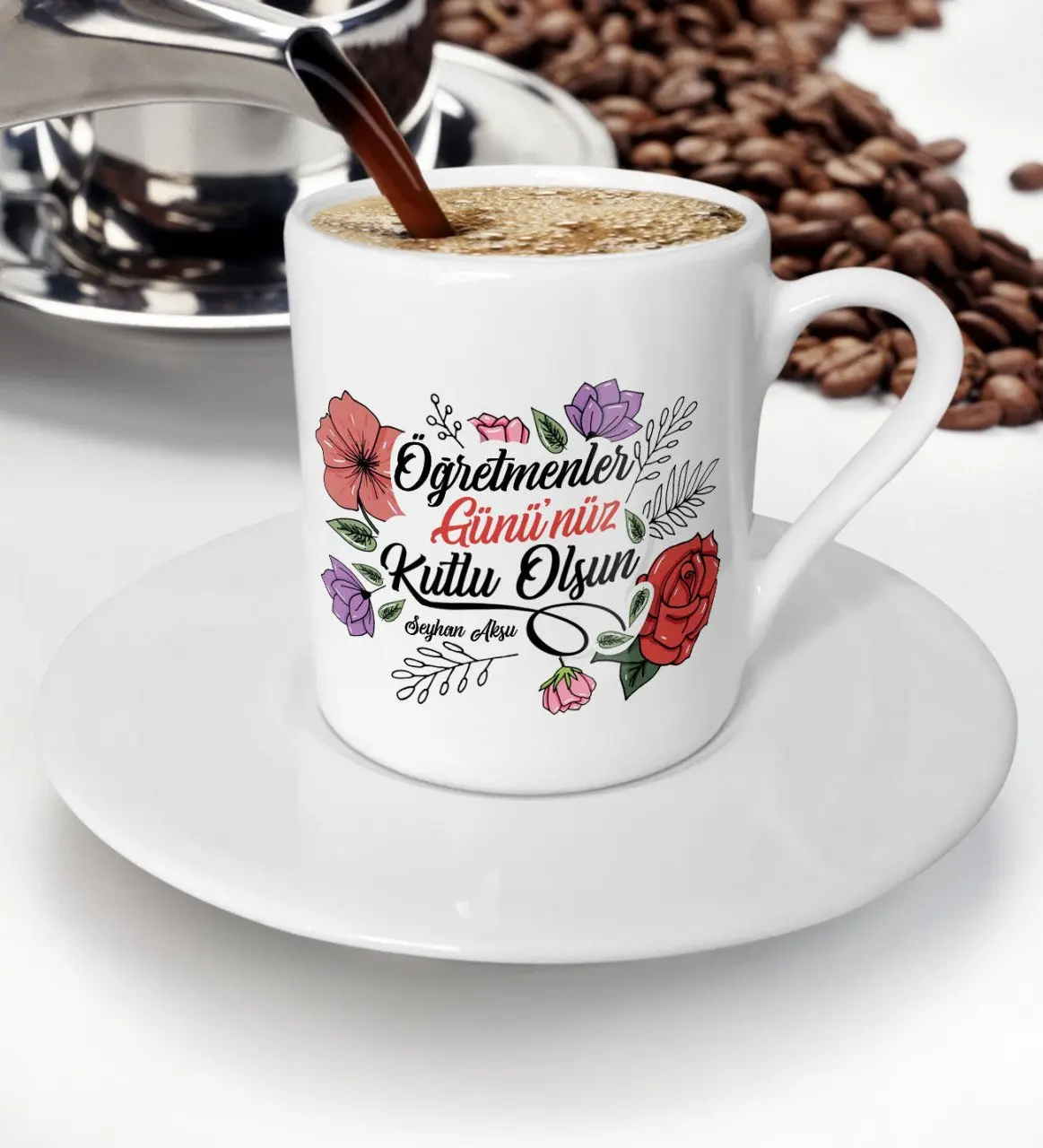 

Персонализированные дни учителя счастливая чашка для кофе по-турецки-5