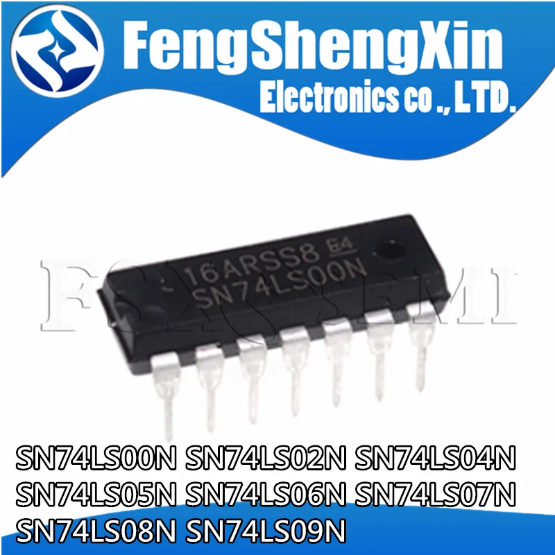 10PCS SN74LS04N 74LS04 DIP-14 HD74LS04P HD74LS00P SN74LS00N SN74LS02N SN74LS06N SN74LS07N SN74LS08N SN74LS09N SN74LS05N