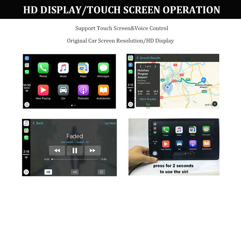 Carlinkit Carplay Android USB-ключ беспроводной для автомобильного телефона автомобильная
