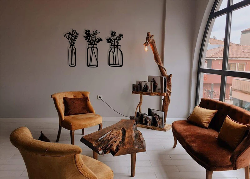 

Decorative Metal Flowers - Metal Wall Art, Metal Wall Decor, Metal Wall Art, Wall Decor Interior, Housewarming Gift, Metal Wall