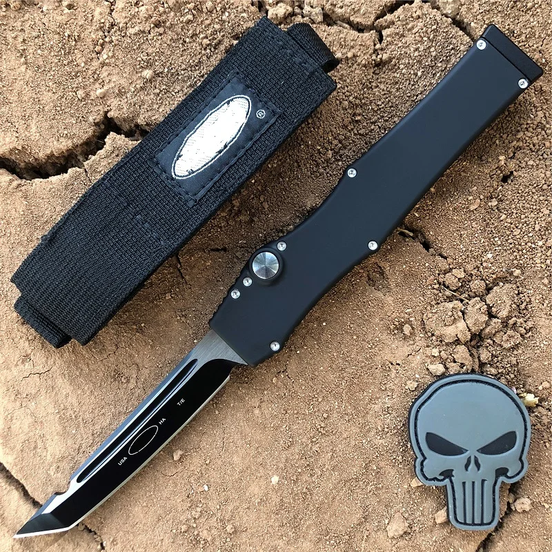 Тактический нож Ankaoutdoor HALO V 440 сатиновое Лезвие S/E ручка из алюминиевого сплава с