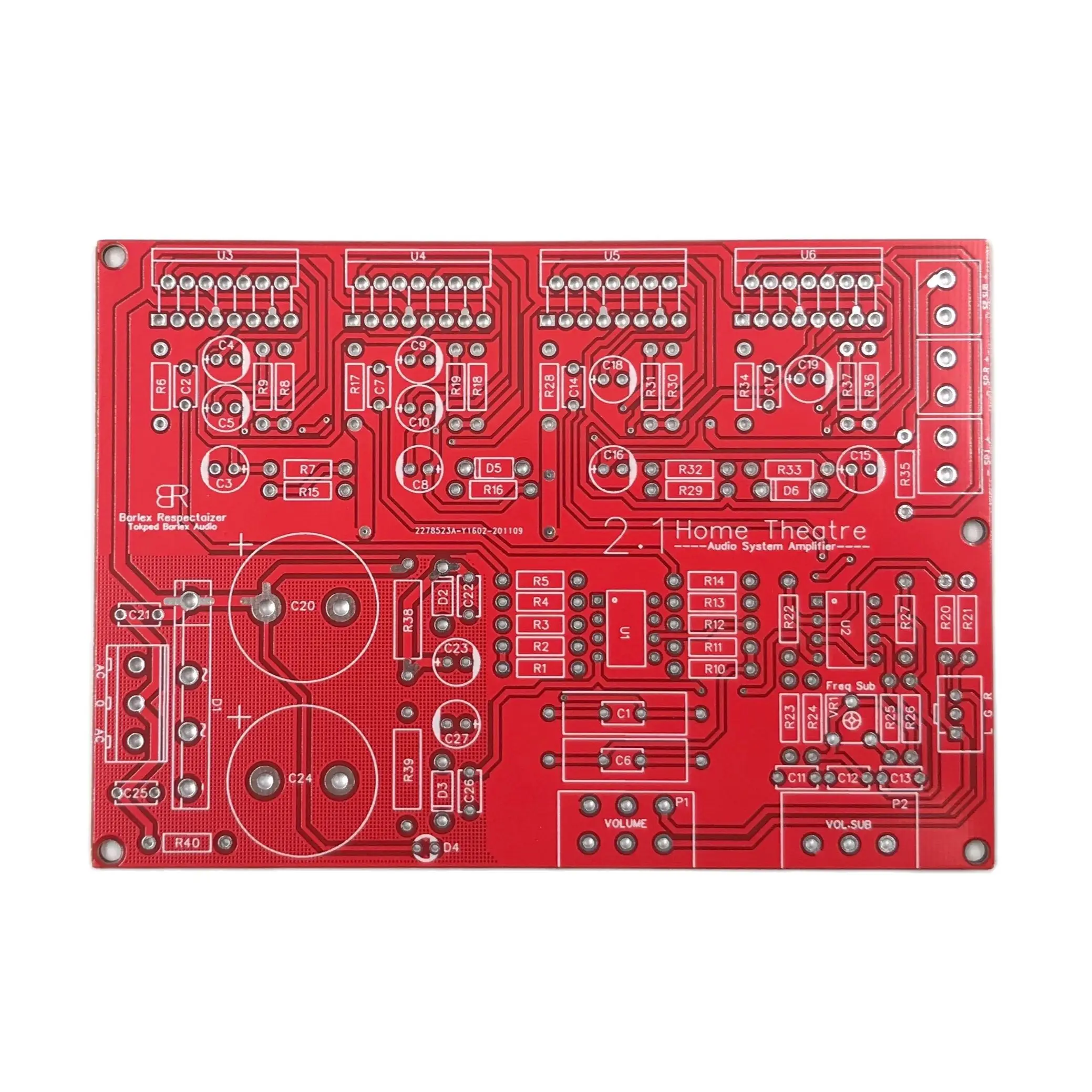 

TDA7294 Sound Amplifier PCB Circuit Board 300W 2.1 Home Theater Audio System Power Amp