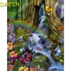 Полная квадратная Алмазная вышивка цветок бабочка DIY 3D Алмазная живопись вышивка крестиком полная круглая искусственная бабочка