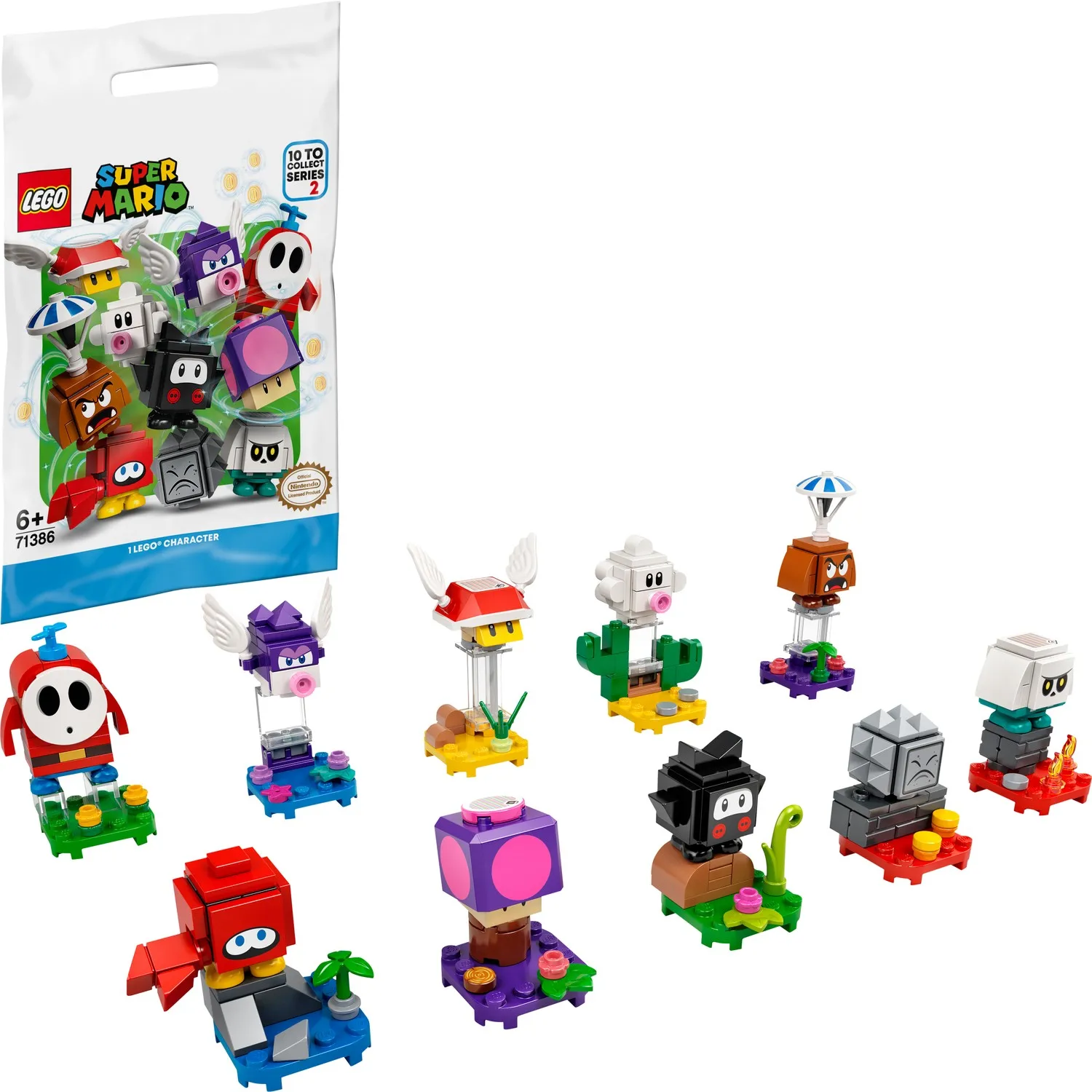 

LEGO 71386 Super Mario™ Character Surprise Packs Series 2 / +6 years