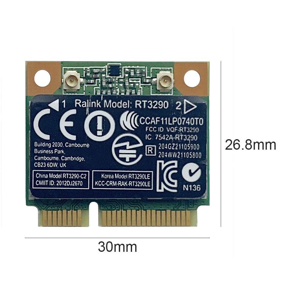Настольный двухдиапазонный беспроводной Wi-Fi адаптер NGFF M.2 Mini PCI-e 2 4 ГГц 5 Wifi карта