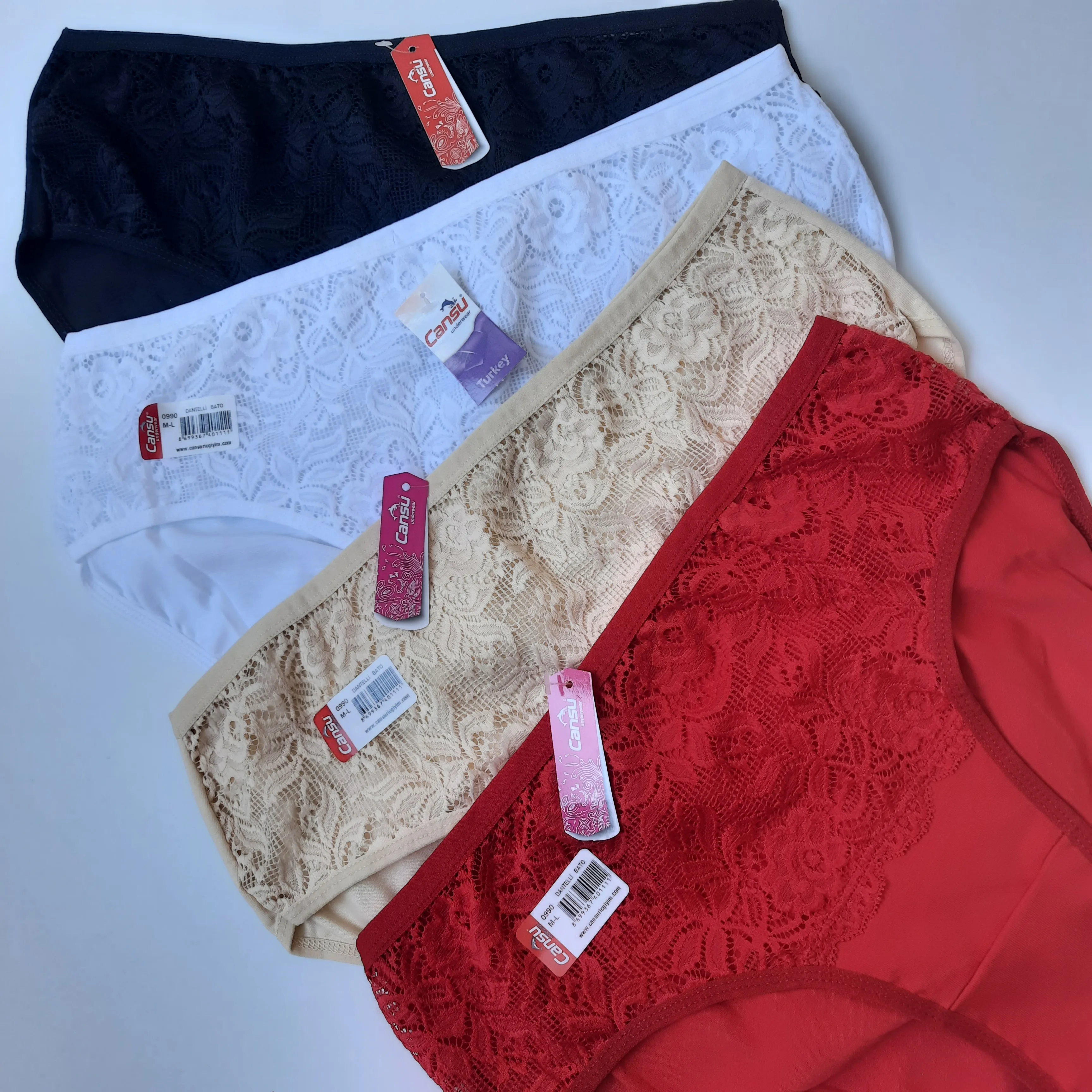 

Plus Size Women's Stretchy Lycra Cotton Fabric Panties M-L Size (46-48 Dress Size) XL-XXL Size (50-52 Dress Size)