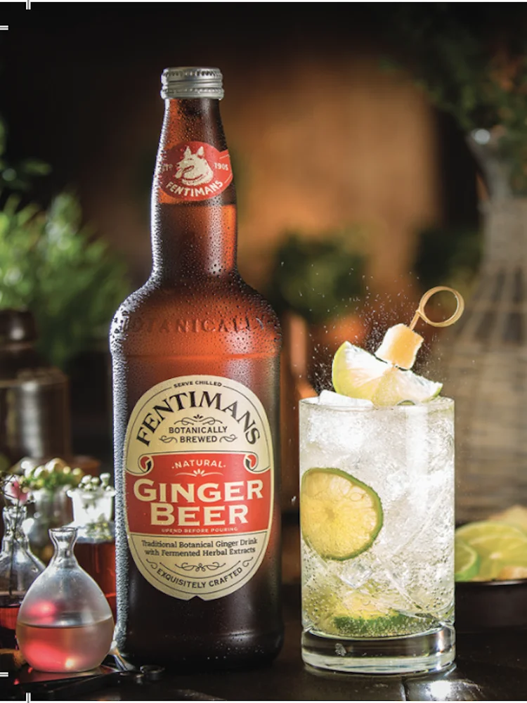 Уникальный английский лимонад Fentimans / Фентиманс Traditional Ginger Beer 275 мл - купить по