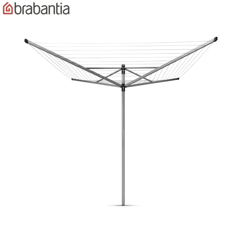 Сушилка уличная для белья Brabantia &quotLift O Matic&quot 60м навески с чехлом серый металлик
