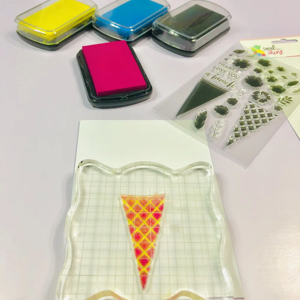 Прозрачные штампы CRZCrafter прозрачные силиконовые Многослойные многоразовые