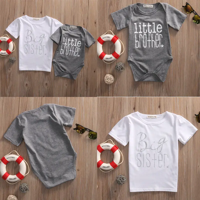 Одежда для новорожденных одинаковые наряды семьи комбинезон мальчиков брата