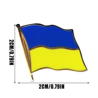 3pcs new metal enamel ukraine flag pin badge blue yellow brooch for clothes gifts ukrainian brooch ukraine national flag pin