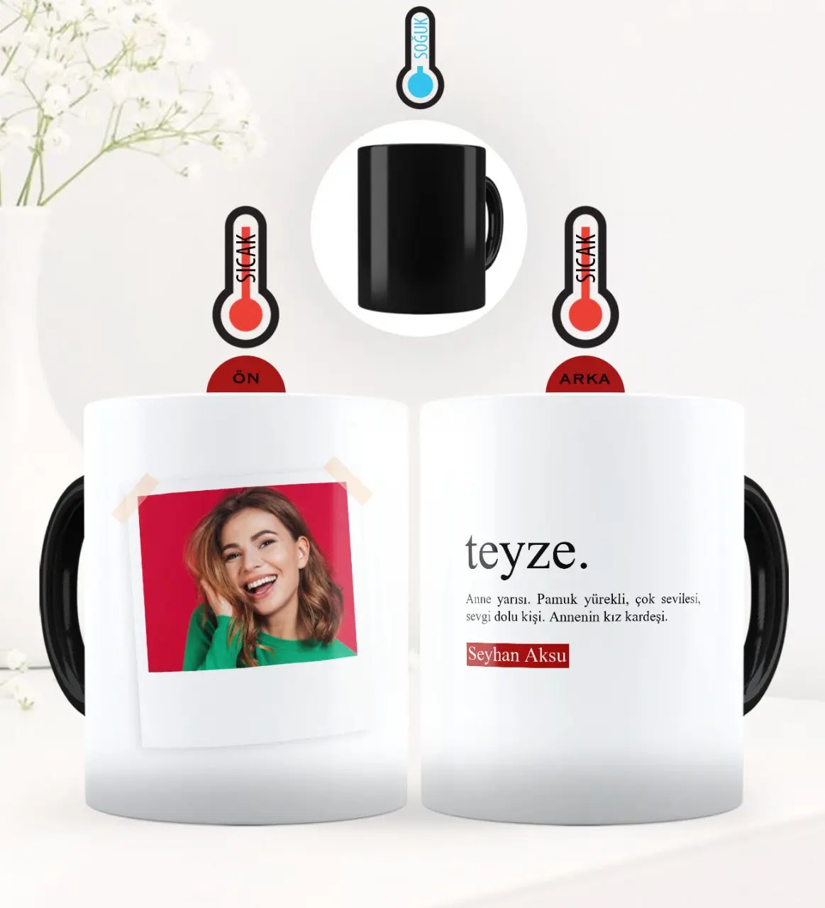

Personalized Photo Aunt Meaning Magic Mug Cup-2