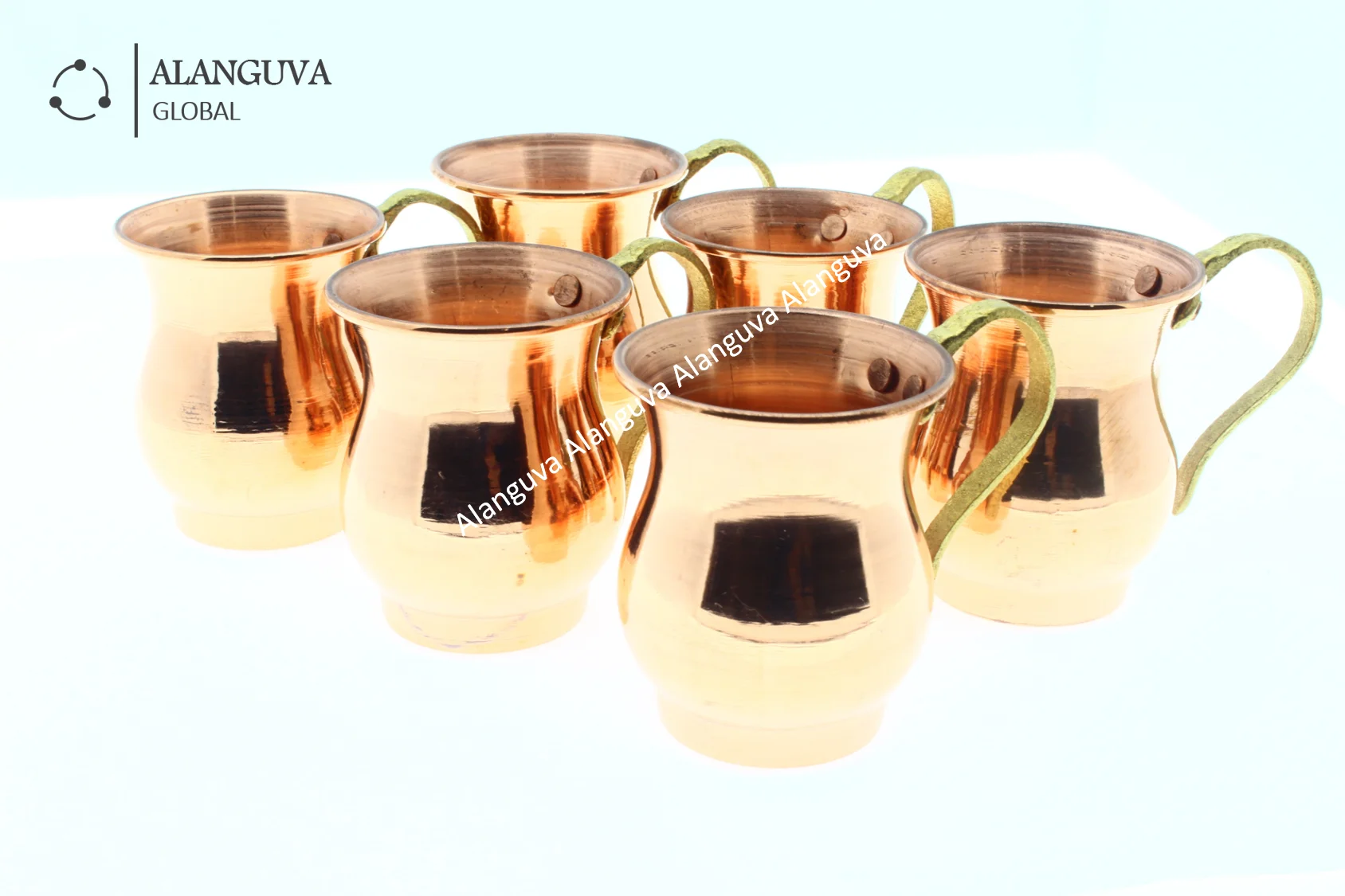 Толстые медные маленькие кружки набор Бесплатная доставка | Дом и сад