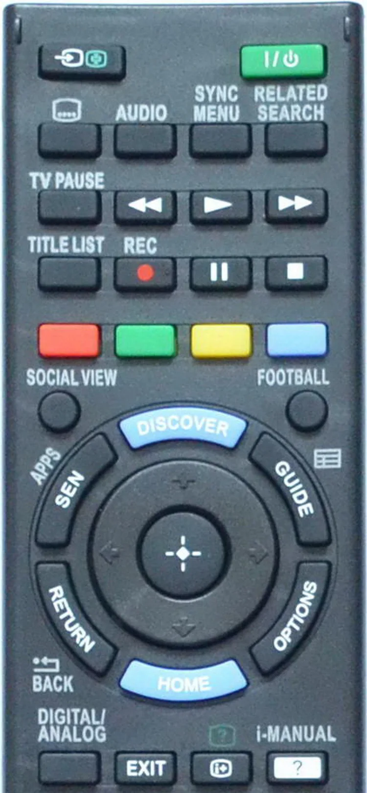 пульт Sony RM-ED060 неоригинальный (пульт для телевизора KDL-40W605B KDL-42W815B KDL-50W815B) |
