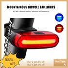 Задний светильник для горного велосипеда, прочный, с зарядкой по USB